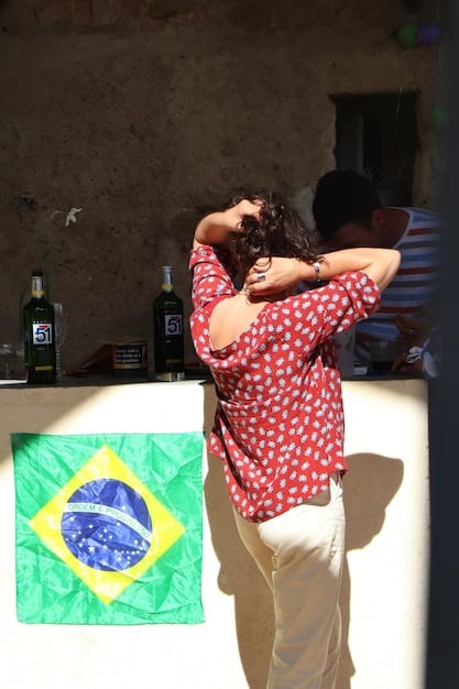 A poster for an independent Brazilian film that tackles social issues, displayed at a local film festival. The poster's design is simple yet impactful, reflecting the film's message and the festival's grassroots nature, highlighting the film's independence and relevance.