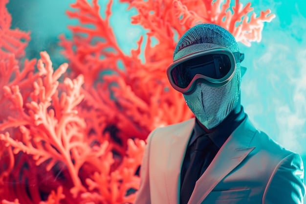 A new Squid Game mask design, sleeker and more modern than the original, hinting at a technological advancement in the games.