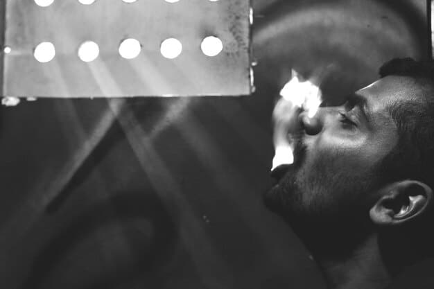 A black and white still from a classic Cinema Novo film, possibly 