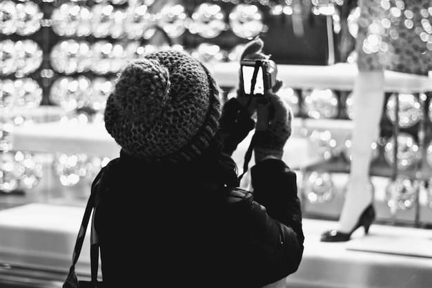 A black and white photograph of a pioneering Brazilian female director from the mid-20th century, looking through the viewfinder of a professional film camera with determination and focus.