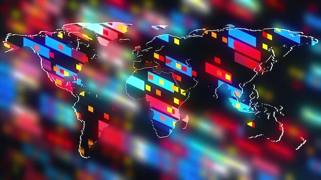 A map of Brazil with various streaming service logos subtly overlaid, representing the diverse platforms available in the country. A light cybersecurity shield icon is partially visible.