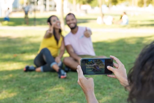 A diverse group of young Brazilians, some on smartphones and others on tablets, enjoying streaming content seamlessly in an outdoor setting like a park, highlighting widespread access.