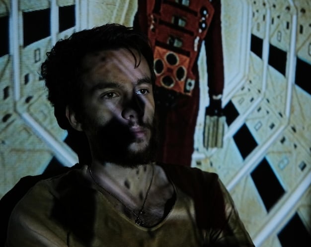 A scene from a Brazilian horror film being showcased at an international film festival. The photo captures the audience's reaction, with expressions of shock and intrigue. The festival banner is visible in the background, promoting cultural exchange and cinematic diversity. Referencing Brazilian Horror Films: Why Are They So Popular Right Now?.
