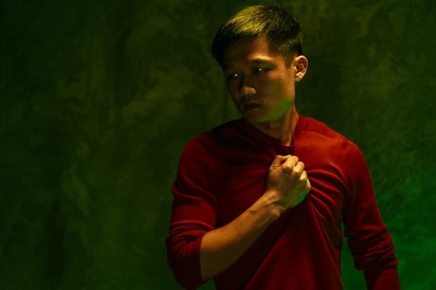 A dynamic image showcasing Lee Jung-jae as Seong Gi-hun (player 456) in a moment of intense contemplation or action, perhaps looking determinedly into the distance, with remnants of the game's environment subtly visible in the background. The image captures the essence of his character's journey and what his role might be in 'Squid Game' Season 2: Will It Live Up to the Hype? A Speculative Review.