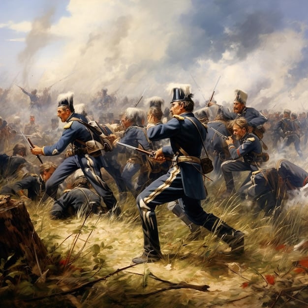 A wide shot showcasing a squadron of Rebel soldiers engaging in a firefight against Imperial forces on a desolate planet. The scene is chaotic and intense, highlighting the brutal realities of warfare. The composition should emphasize the precarious nature of the Rebel's struggle in Andor Season 2: Exploring the Rebellion's Origins and Character Development.