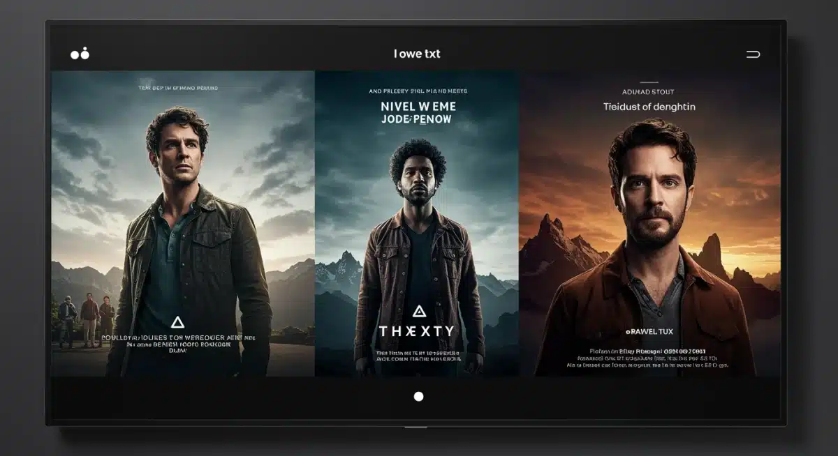 Apple TV+ user interface displaying upcoming high-budget series content