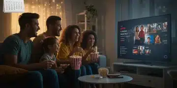 Friends and family legally sharing a streaming account in 2025, saving money together