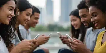 People watching streaming content on mobile devices daily