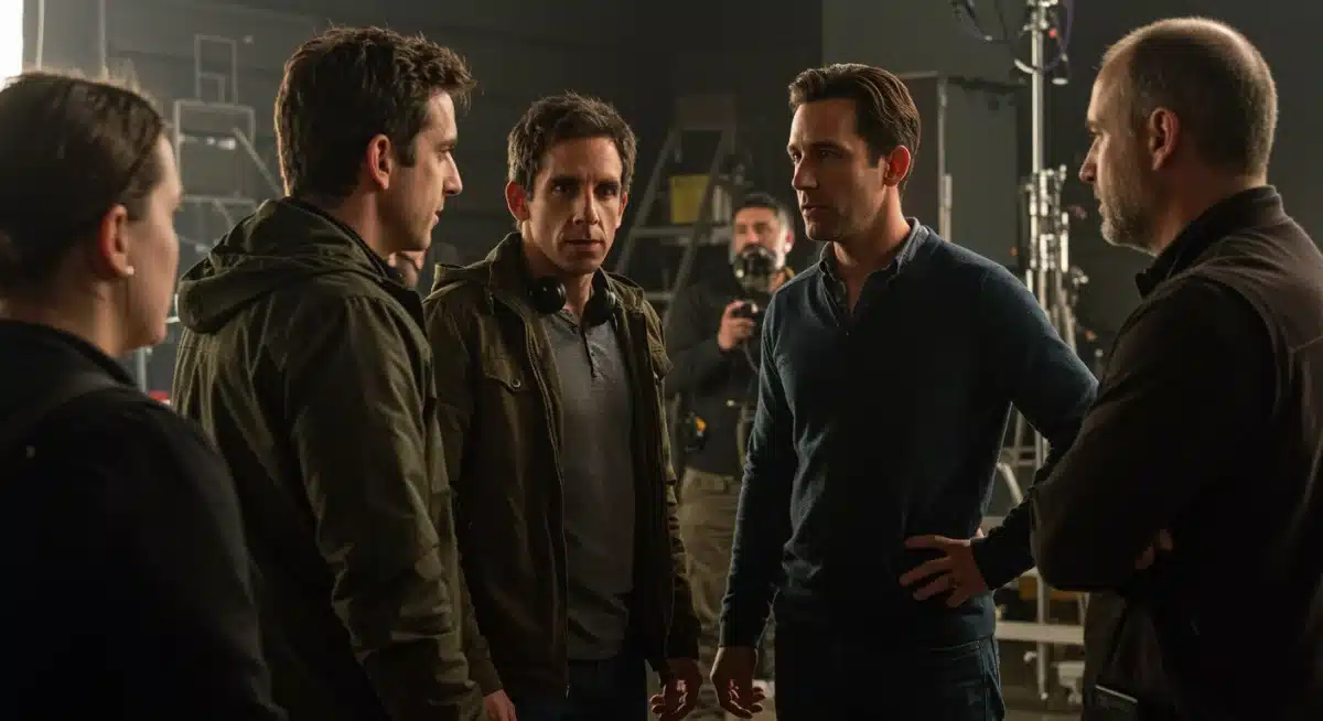 Severance Season 2 cast and crew on set, behind the scenes